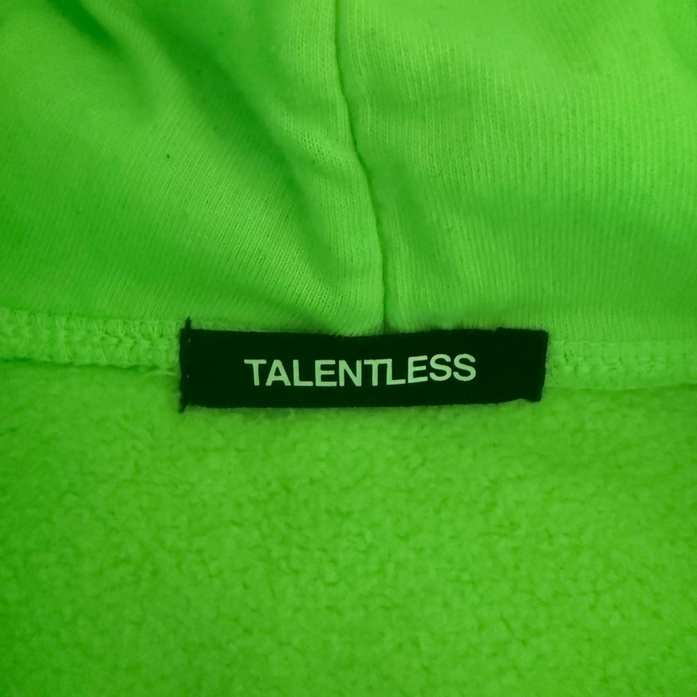 Talentless Neon Green Hoodie
